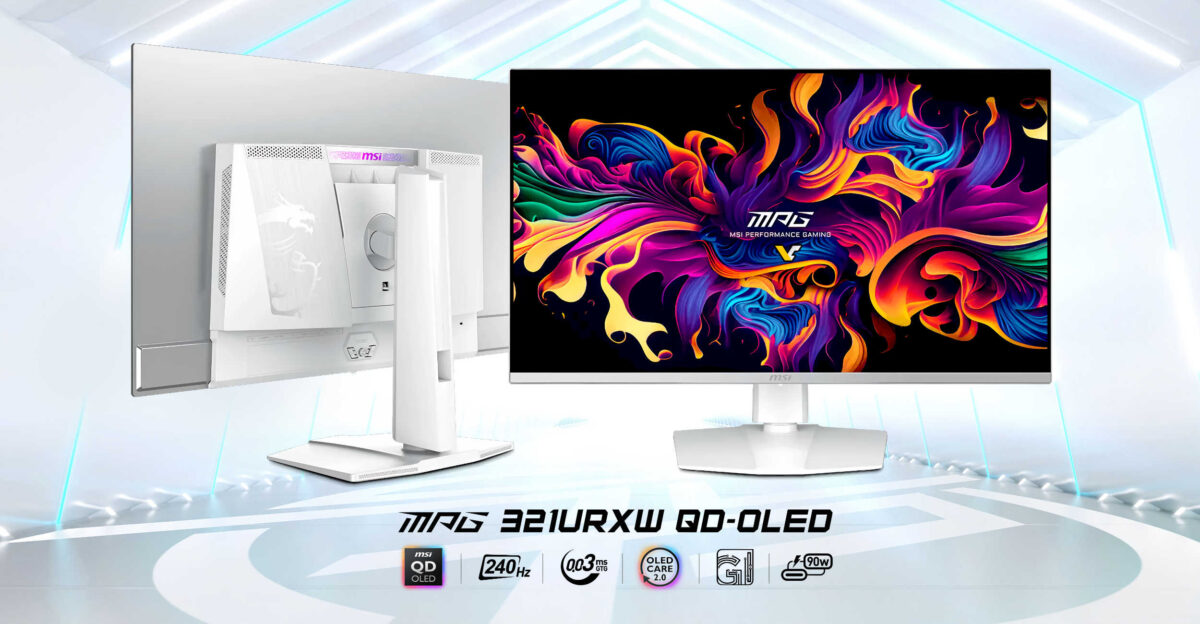 MSI Launches White 31.5″ 4K QD-OLED Gaming Monitor with 240Hz Refresh Rate